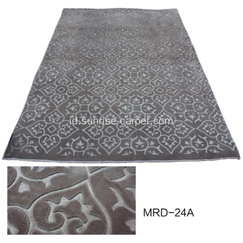 Embossing desain dinding ke dinding Flame-retardant Carpet